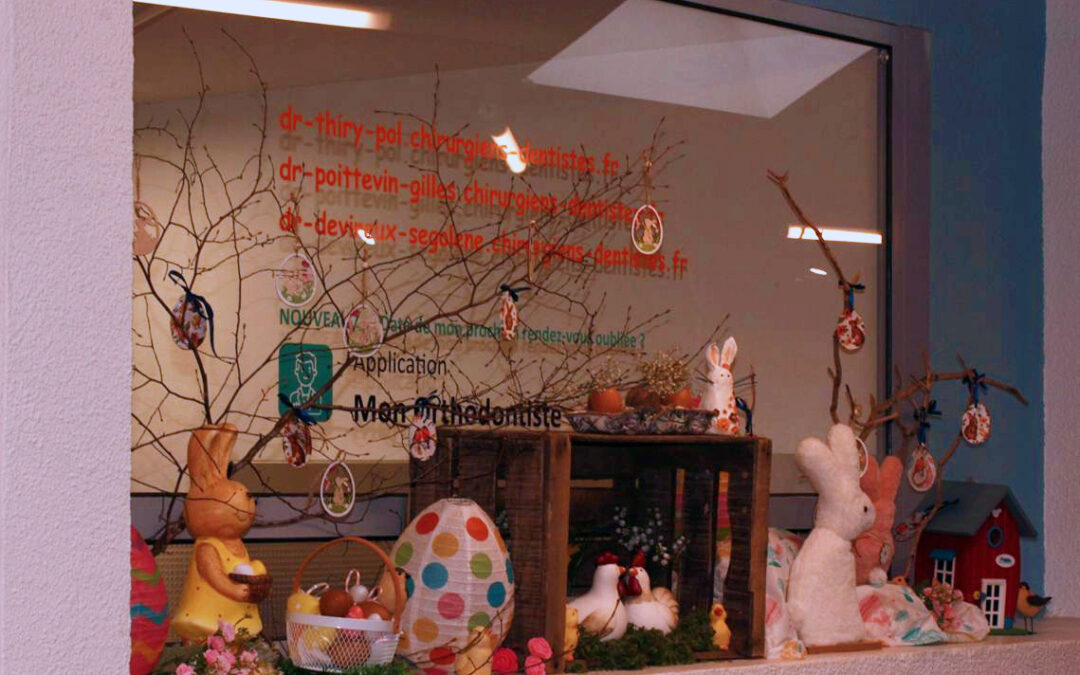 Nouvelle vitrine pour Pâques